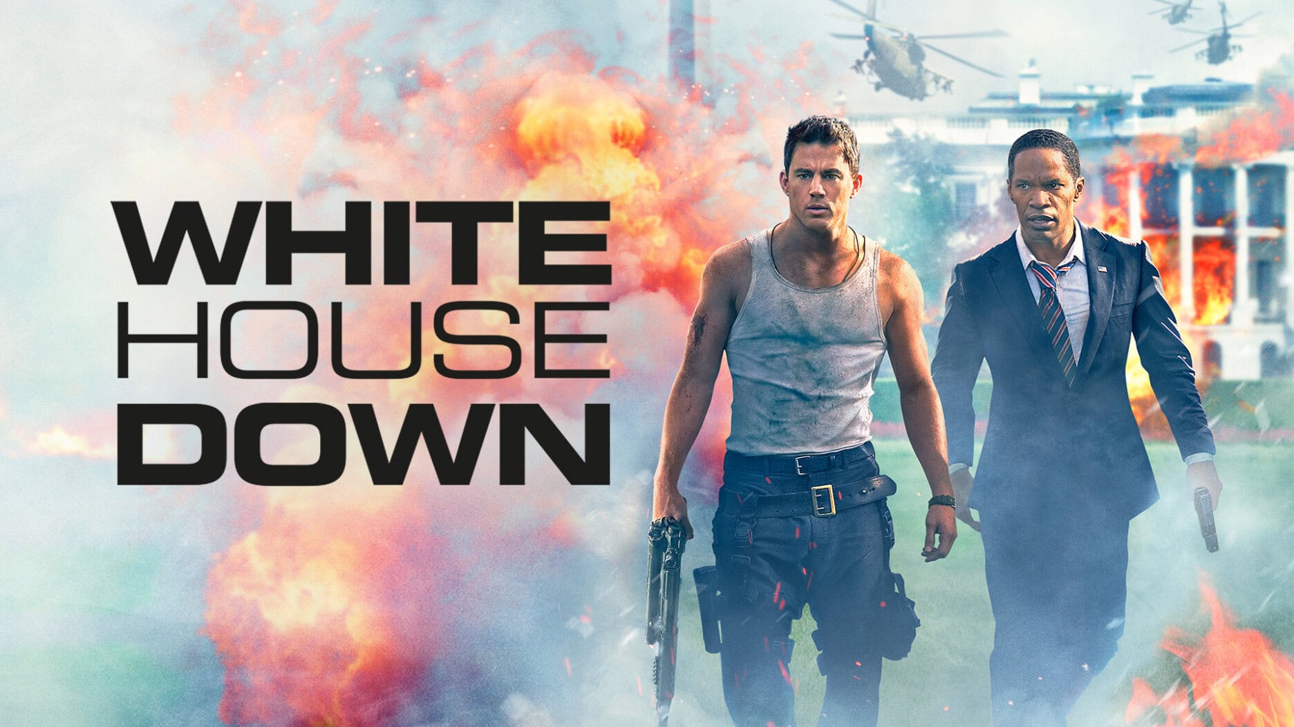 axn black_white house down_keyart
